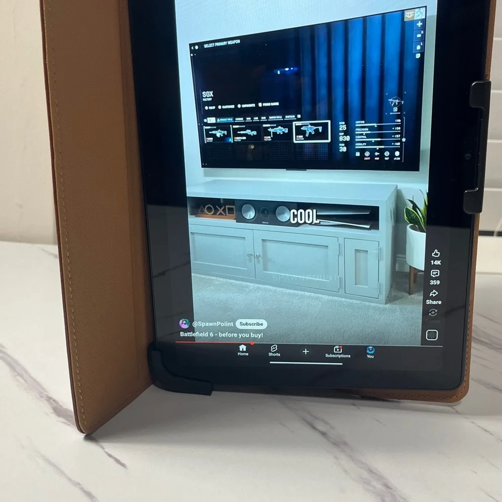 10.1 Onn Tablet With Folio Case